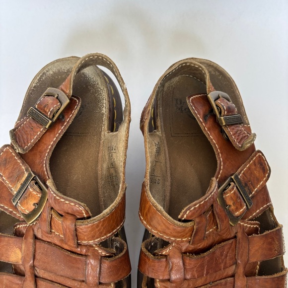 Dr. Martens Mens vintage 8092 Brown Leather chunky Y2K Fisherman Sandals size 13 main image 13
